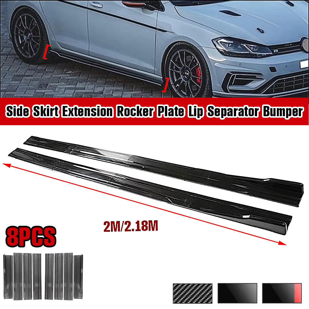 Extensión de faldón lateral universal para Audi, BMW, Toyota y Honda - imagen 2