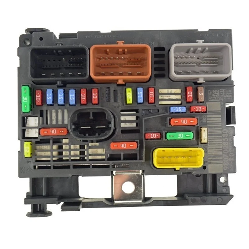 Nueva caja de fusibles genuina R02 R19 BSM 9807028580 para Peugeot 5008 407 3008 RCZ Citroen C4 Picasso C5 C6 - imagen 3