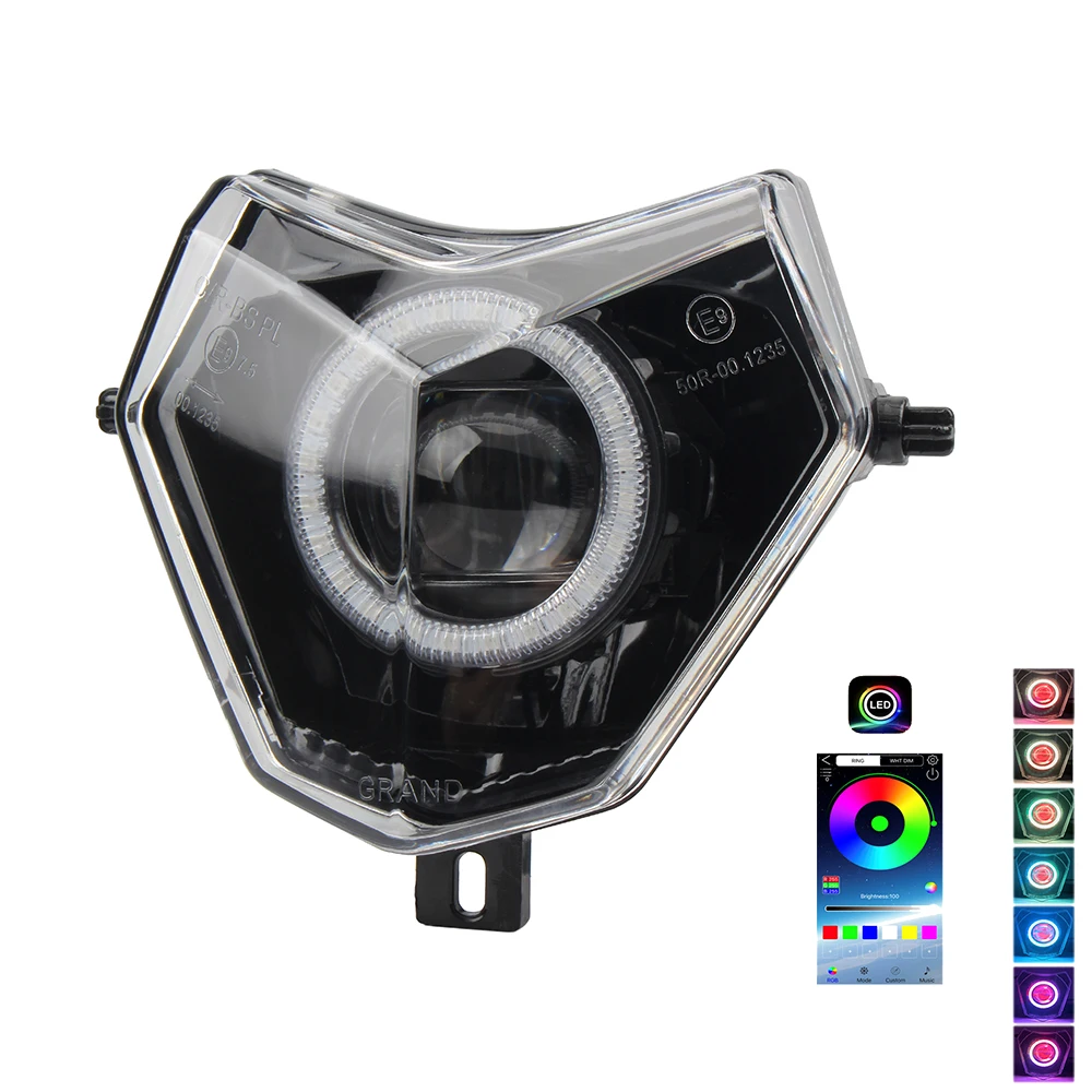 Anillo LED inteligente Bluetooth para moto Sherco Dirt Bike - imagen 4