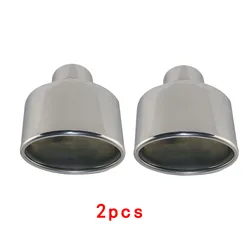 Puntas de escape ovaladas acero inoxidable 57mm para Mercedes W211 C300
