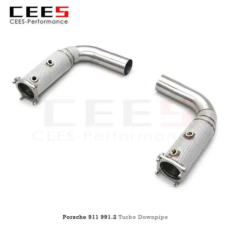 CEES tubo bajada Porsche 911 Turbo S 991/991.2 3.8L inox - imagen 4
