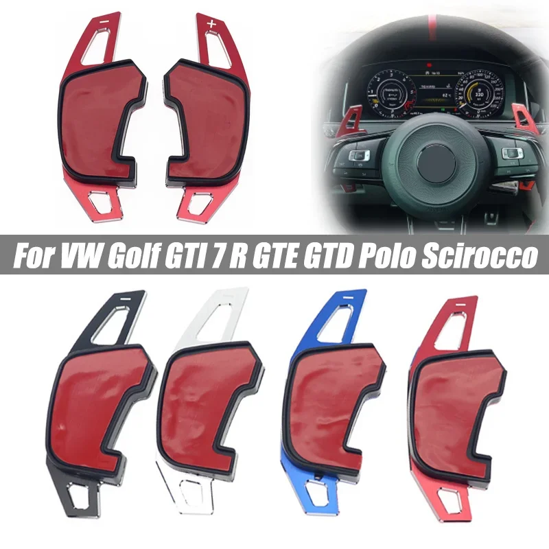 Detalle de las paletas de cambio para VW