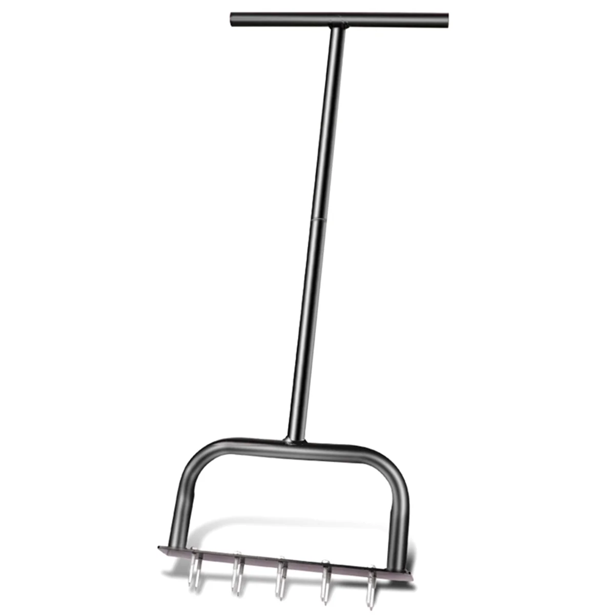 Aireador césped manual con púas metálicas – Descompactador suelo - imagen 2