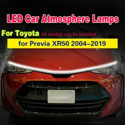 Luz diurna LED DRL impermeable para Toyota Previa XR50 2004-2019