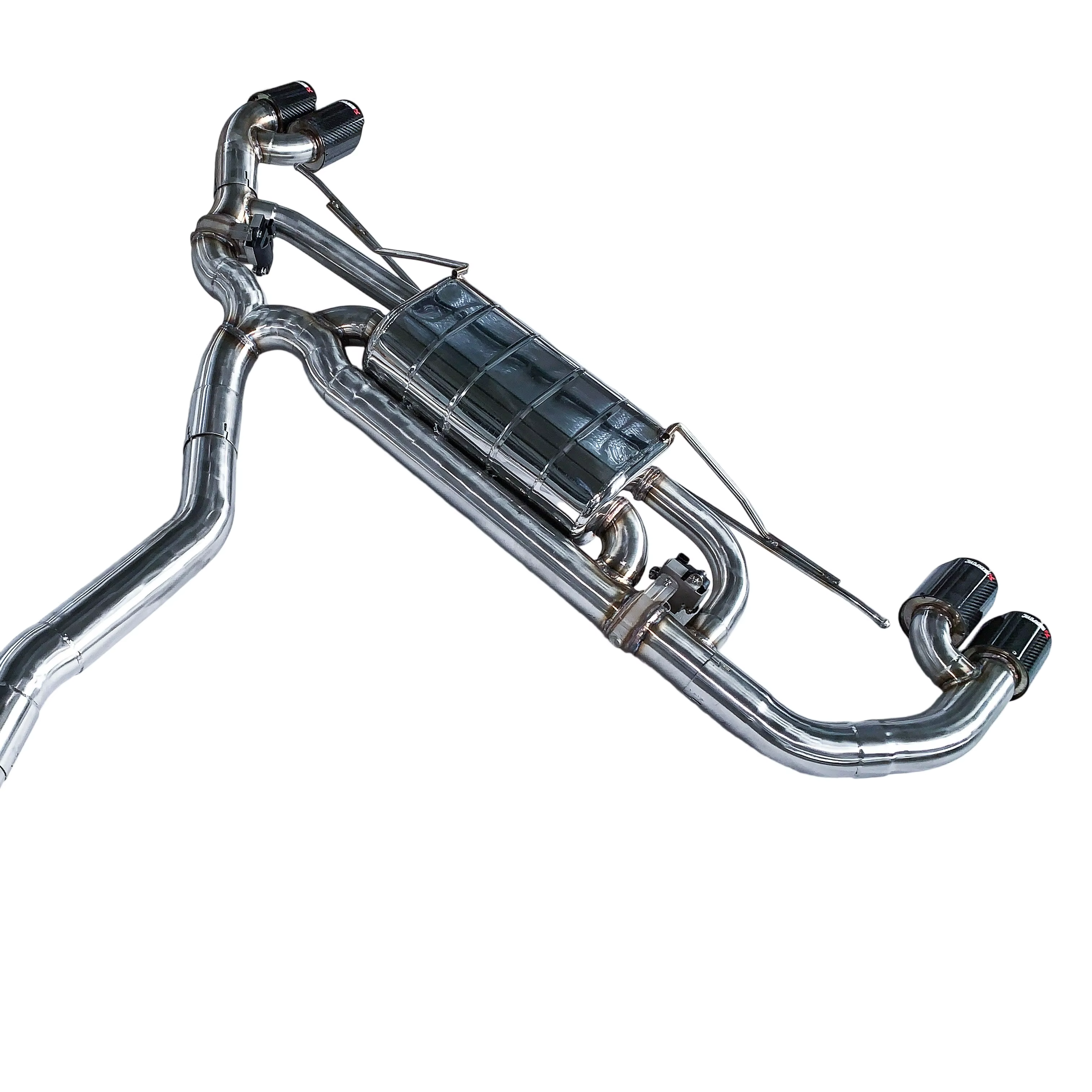 Escape catback con válvula BMW X5 G05 45e híbrido – acero inox. - imagen 4