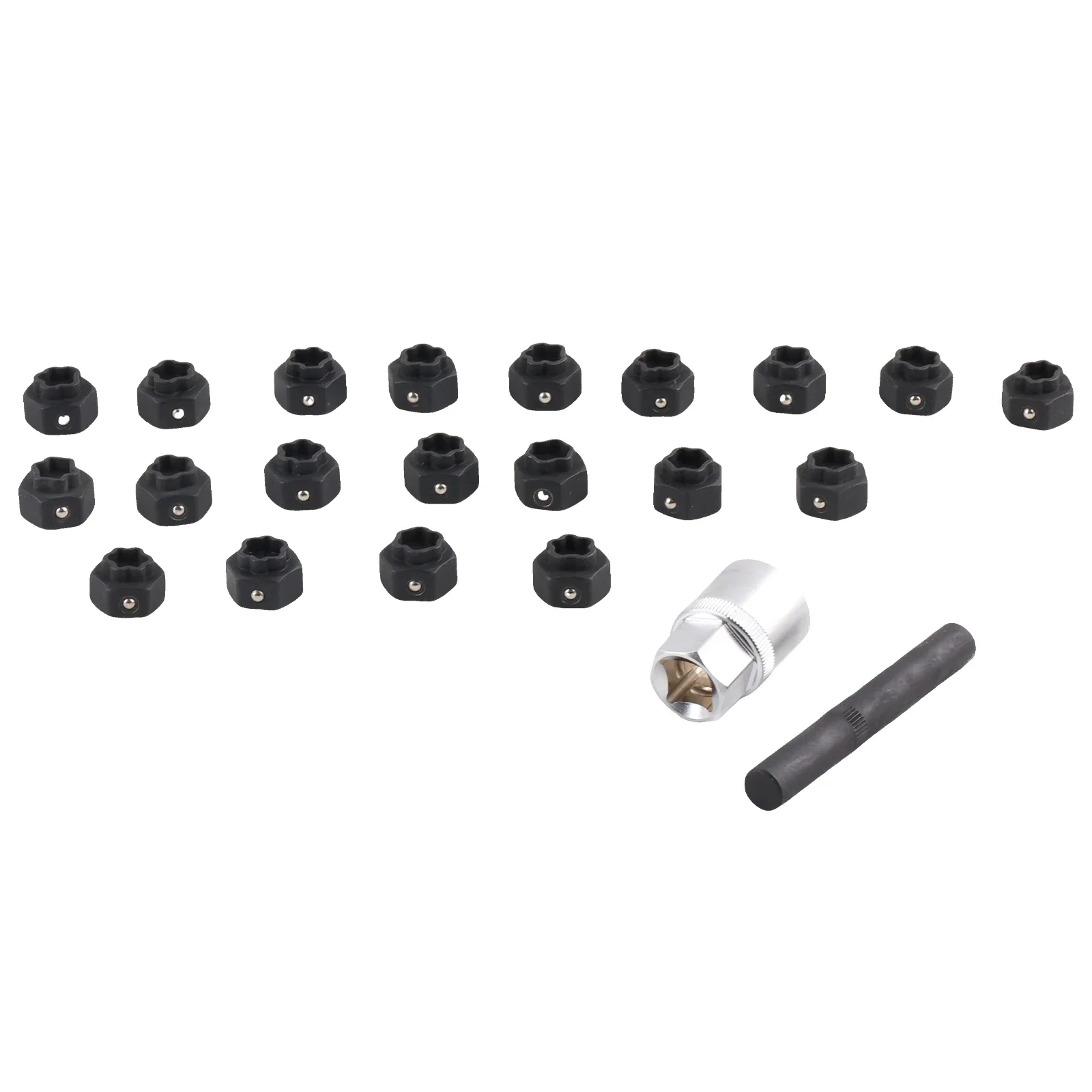 Juego llaves antirrobo rueda BMW 22 piezas con casquillo extracción - imagen 4