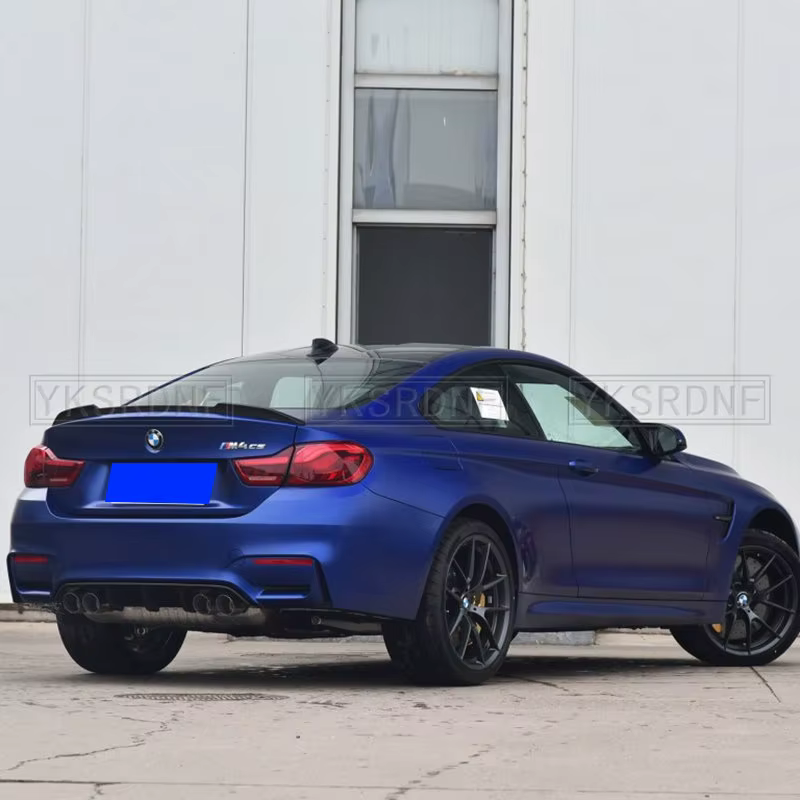 Alerón trasero de fibra de carbono estilo CS para BMW M4 F82/F32 - imagen 4