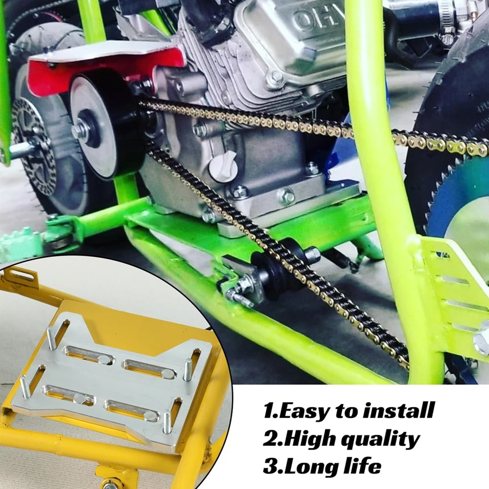 Placa soporte motor Predator 212cc para Go Kart Coleman 100 DB30 - imagen 3