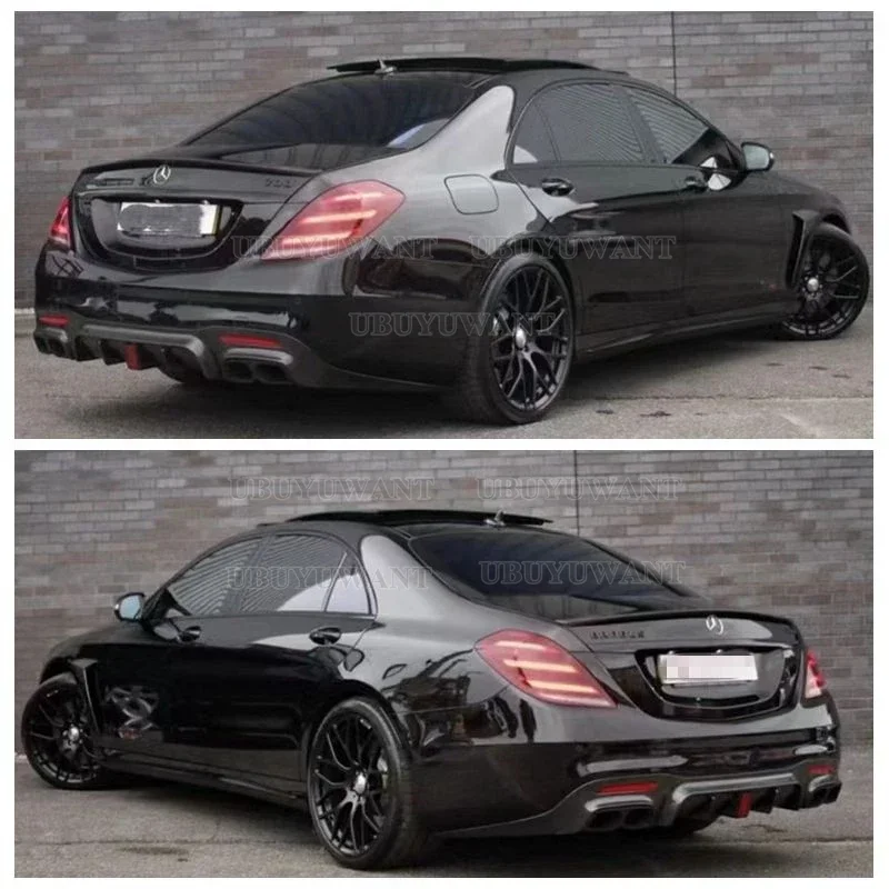 Alerón de maletero efecto carbono para Mercedes-Benz Clase S W222 - imagen 3