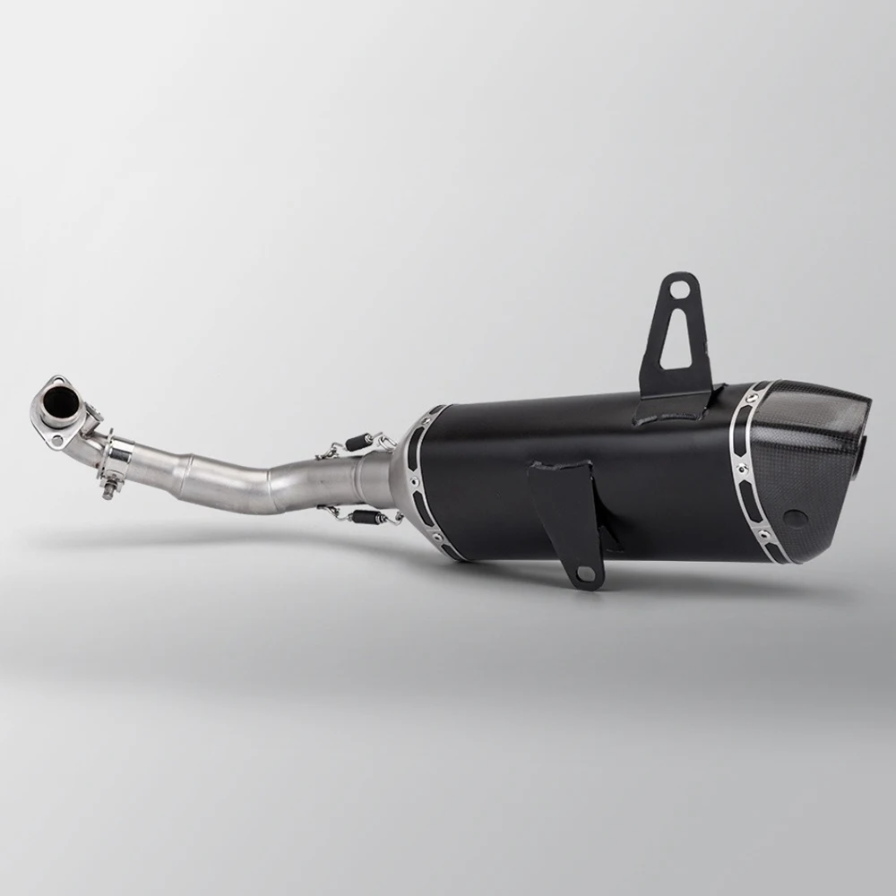 Detalle del escape para scooter Vespa