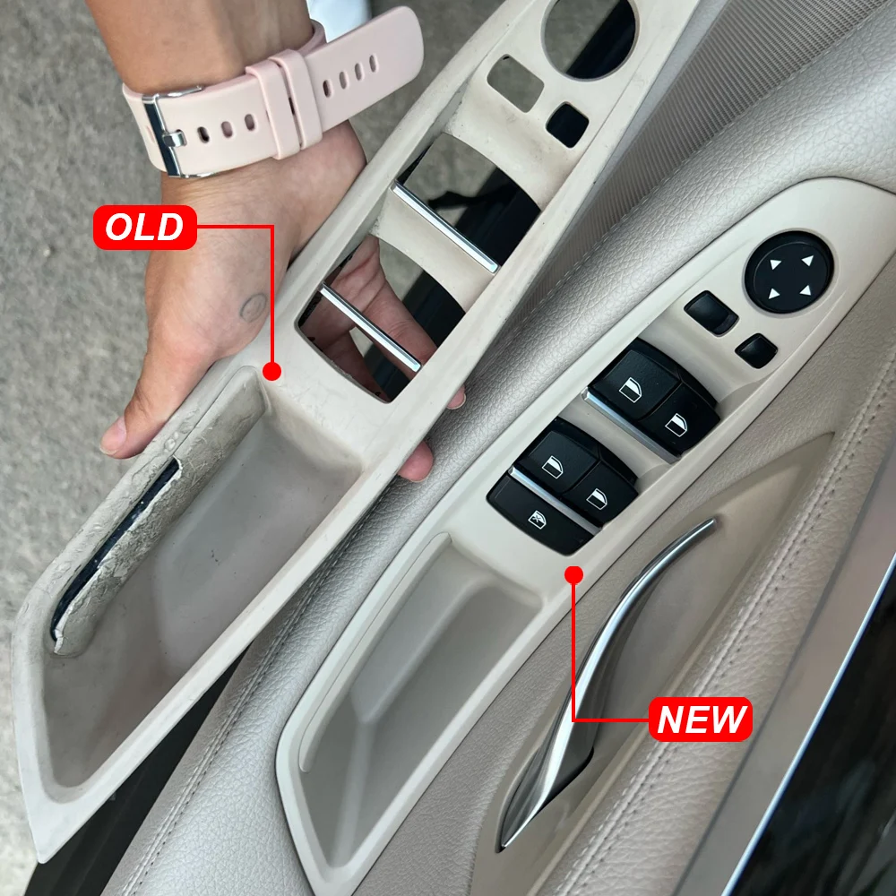 BMW Manija puerta F10 F11 520i-530i reposabrazos original y cubierta