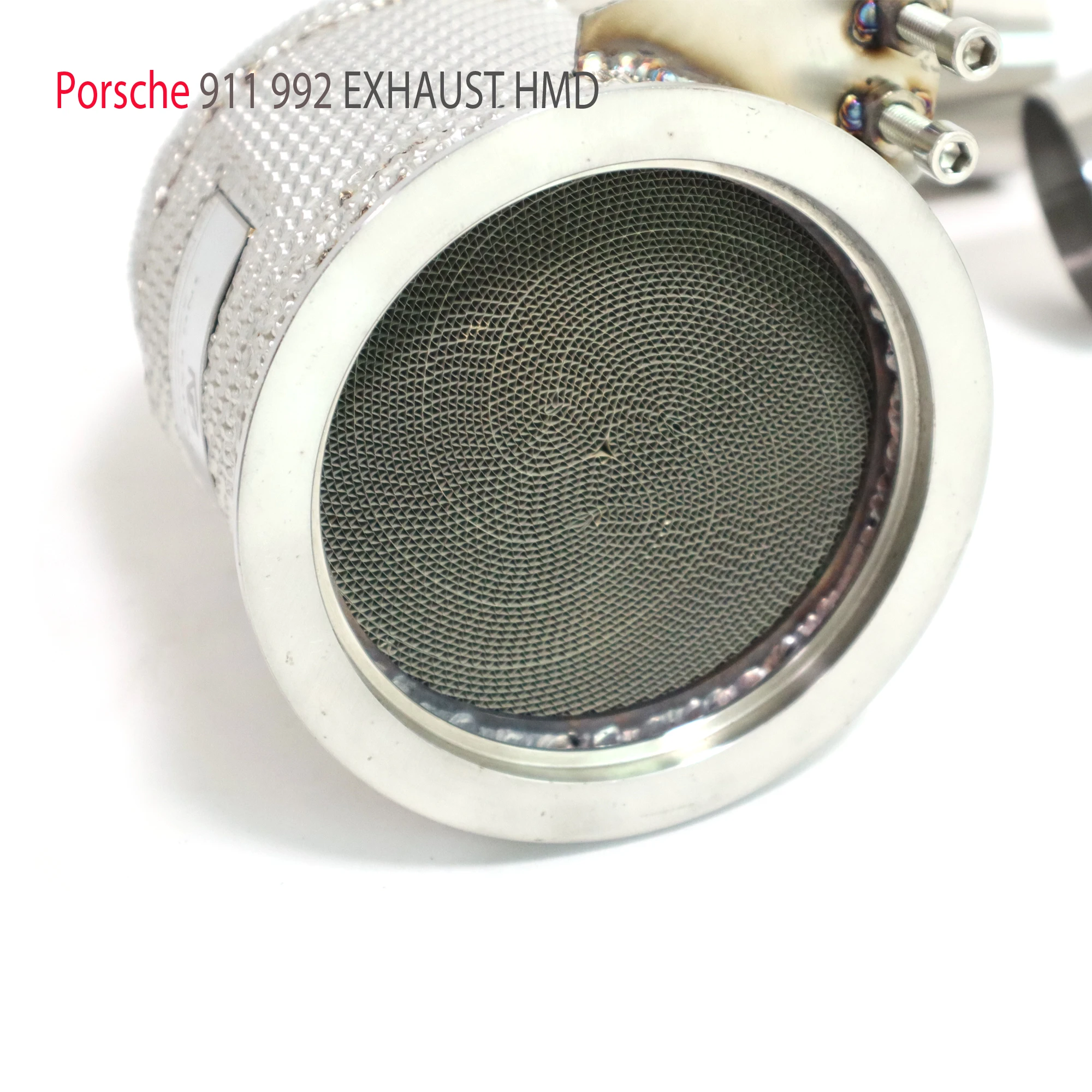 Escape catback HMD con bajante y tubo X – Porsche 911 992 Carrera S - imagen 5