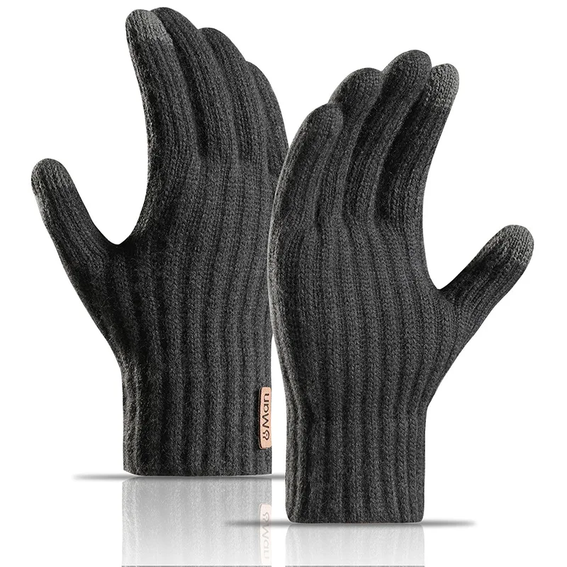Guantes táctil lana forro polar – ciclismo y deportes invierno - imagen 5