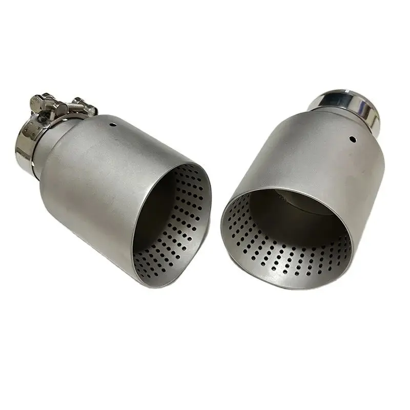 Punta de escape universal de acero inoxidable 63 mm – VW Golf GTI MK7 - imagen 5