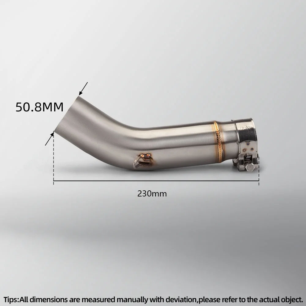 Tubo enlace medio adaptador escape Suzuki GSX-R750 y GSX-R600 - imagen 4