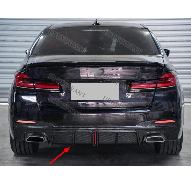 Difusor trasero de carbono y aleron labio para BMW 5 Series M5 F90 - imagen 2