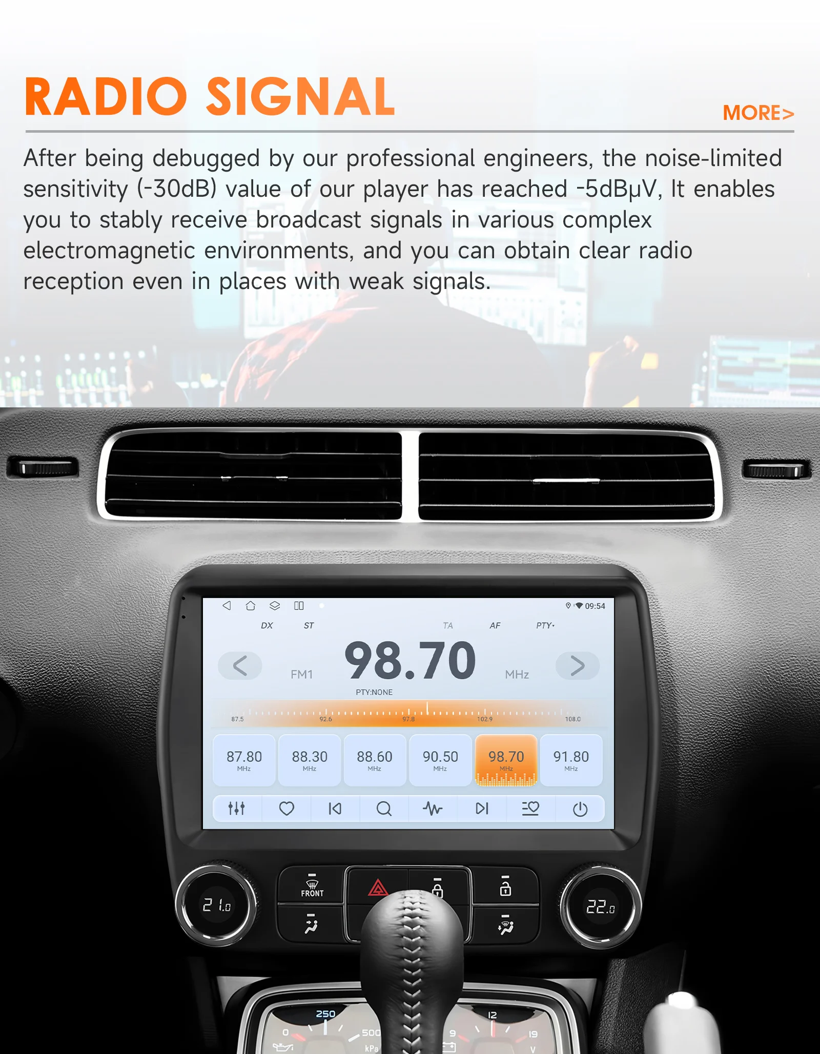 Radio Android 14 Hizpo Chevrolet Camaro 2010-2015 con GPS y CarPlay - imagen 2