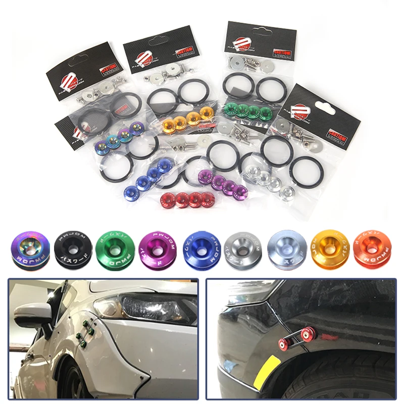 Kit liberación rápida parachoques aluminio – Accesorios tuning universales