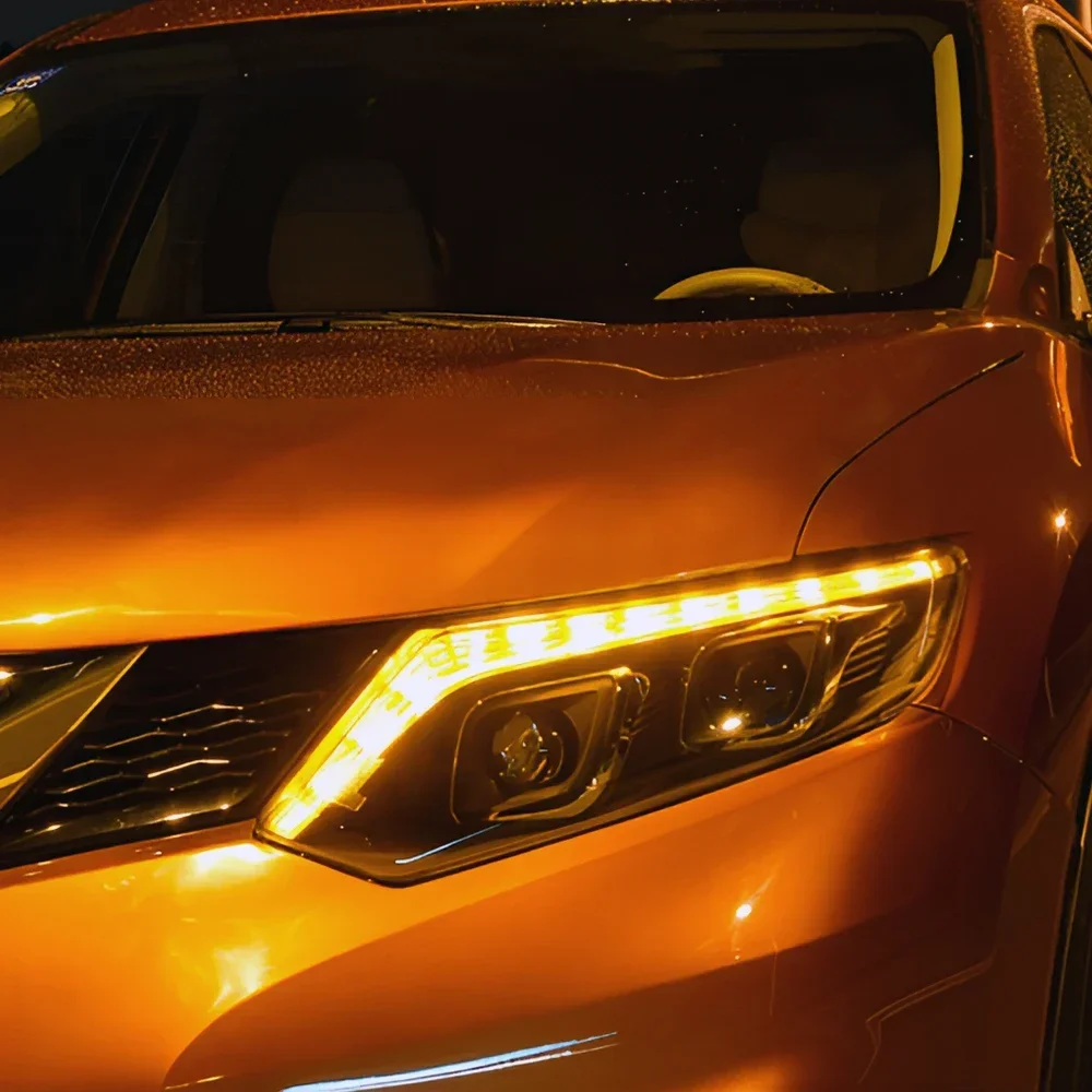 Faros LED delanteros con proyector para Nissan X-Trail 2014-2016 - imagen 4