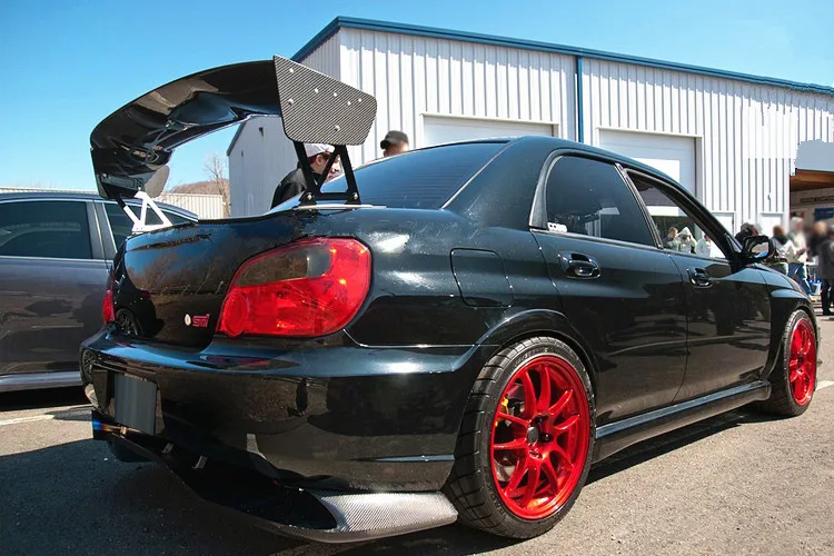 Subaru Impreza WRX 7a-9a Spoiler fibra de carbono alerón trasero - imagen 5