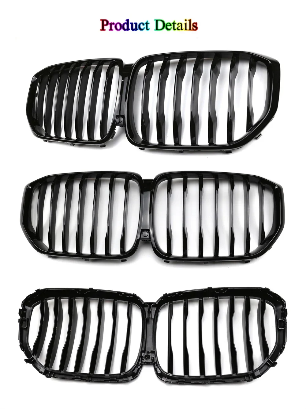 Rejilla BMW X5 G05 kidney grill Sport negra - Front Grill - imagen 2