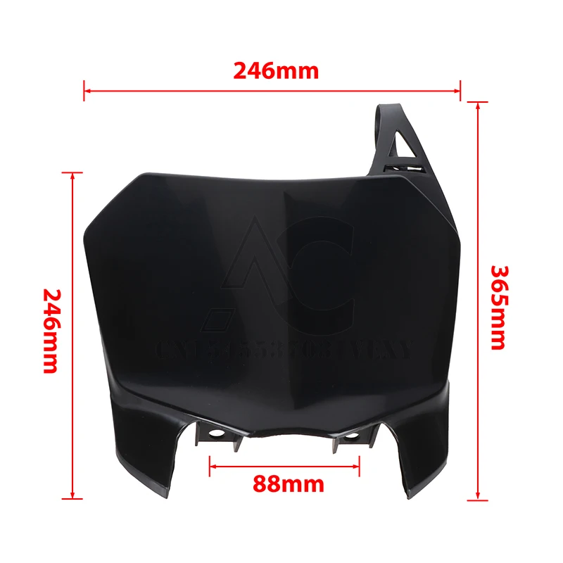 Placa frontal KAYO todo terreno TT150 para Honda CRF110F/125F - imagen 2