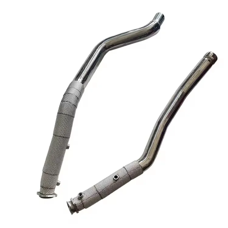 Xinaote Bajante de protección térmica de alto rendimiento de alto flujo para 17+GLS 63 X166 15+GLE 63 63S Coupe AMG C292 GL63 - imagen 5