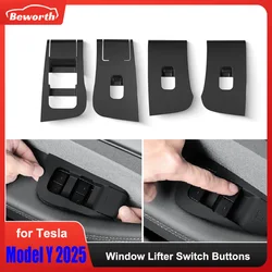 Fundas silicona elevalunas y botones interiores – Tesla Model Y Juniper