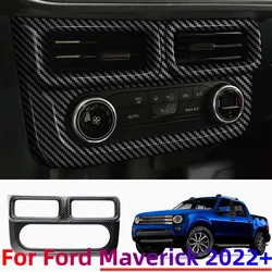 Panel consola central fibra carbono Ford Maverick 2022-2024
