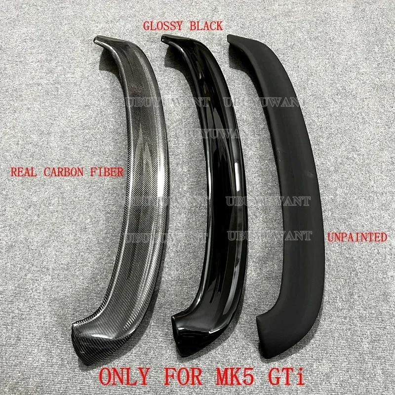 Alerón de techo trasero de fibra de carbono para Volkswagen Golf 5