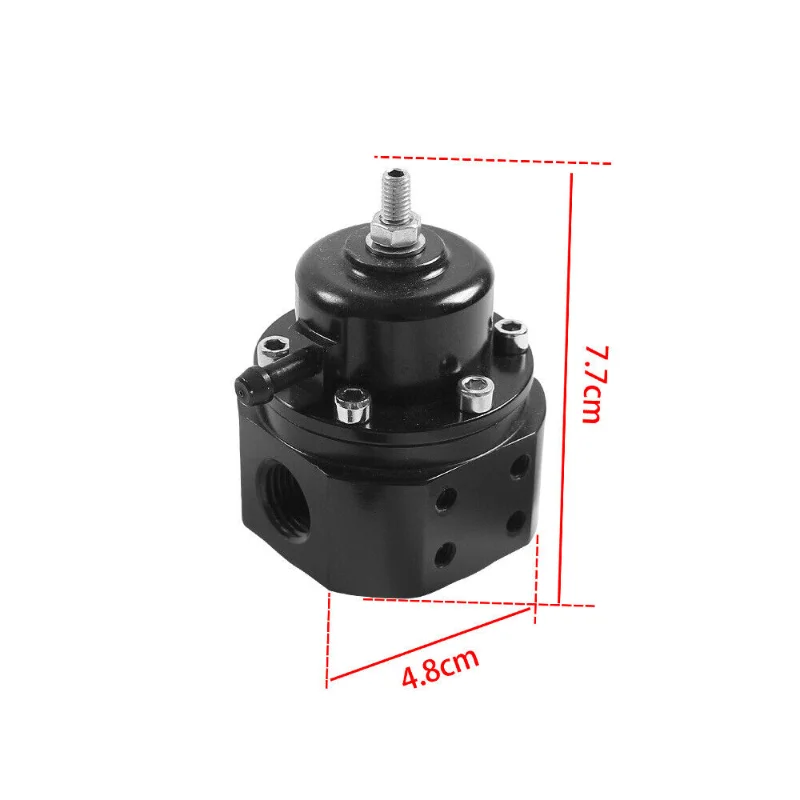 AEM 25-302BK regulador presión combustible ajustable alto flujo negro - imagen 3
