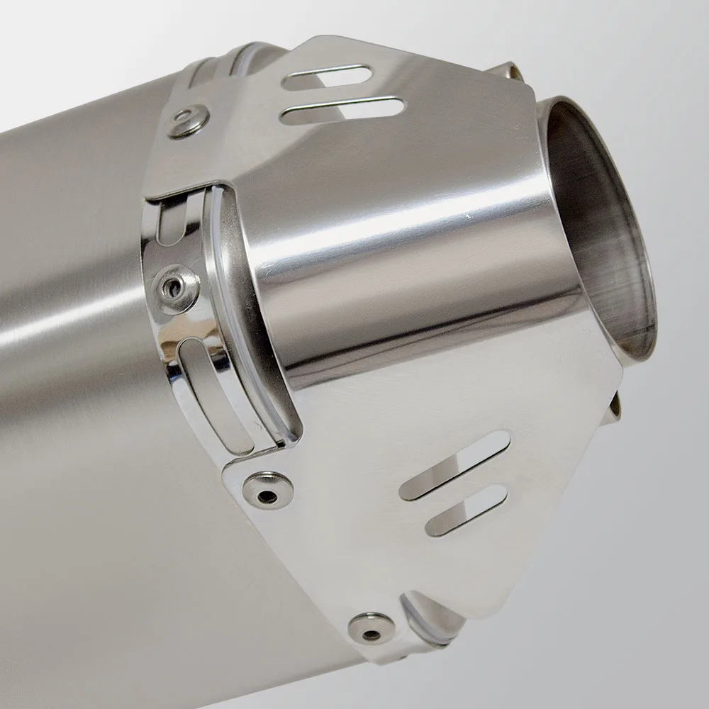 Universal para motor de tanque Yamaha Zuma GY6, 150CC, 200CC, 125CC, sistema completo de escape para patinete, silenciador de TRC-GP con tubo frontal DB Killer - imagen 4