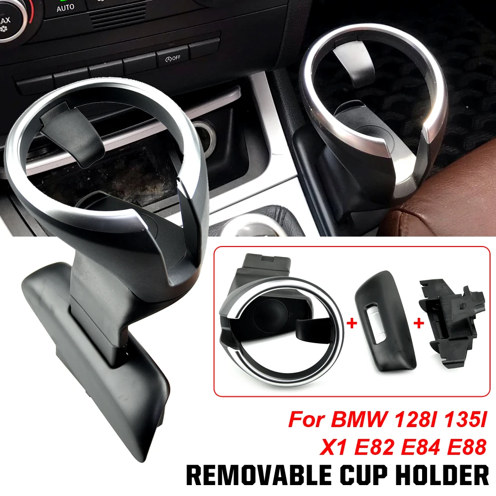 Portavasos delantero y trasero BMW 135i 128i X1 E82 E84 E81 E87 - imagen 2