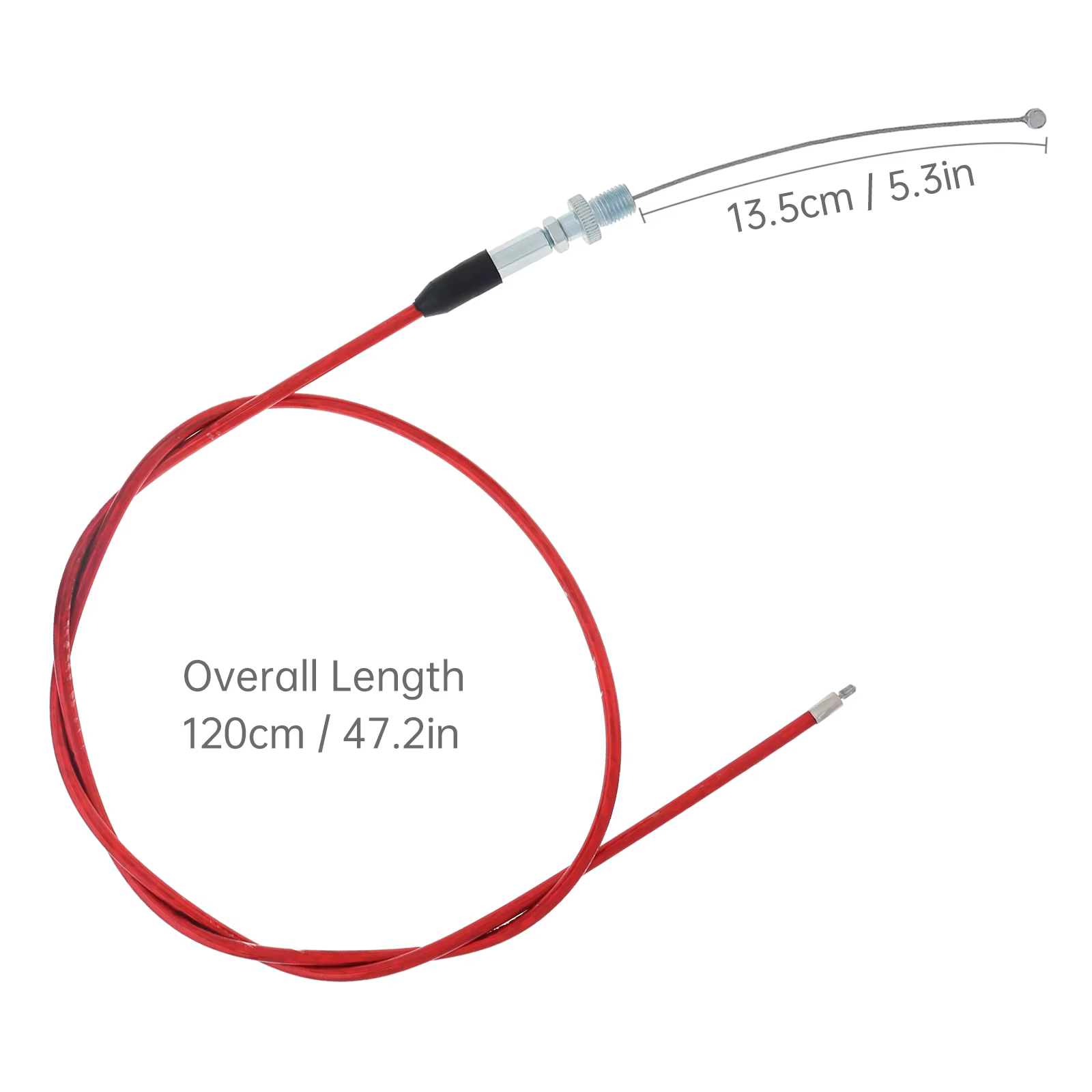Cable de acelerador de acero inoxidable para pit bike 50-125 cc 4T - imagen 3