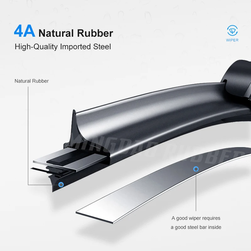 Escobillas limpiaparabrisas CREATROAD para BMW Serie 5 E39 (26" + 22") - imagen 5