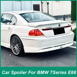 Alerón tapa equipaje trasero BMW Serie 7 E66 2002-2008 FRP negro