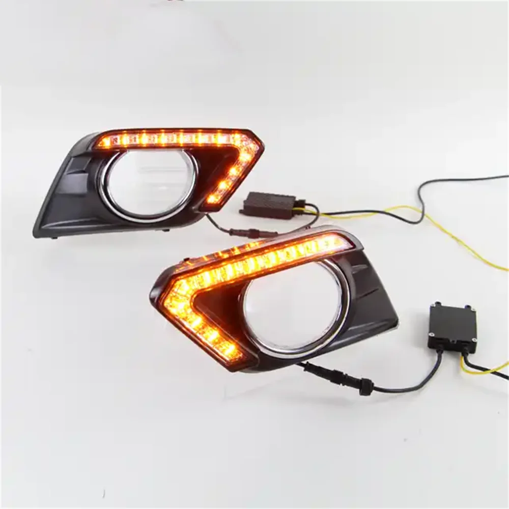 Nissan X-Trail Rogue 2014-2016 luz de circulación diurna LED delantera - imagen 4