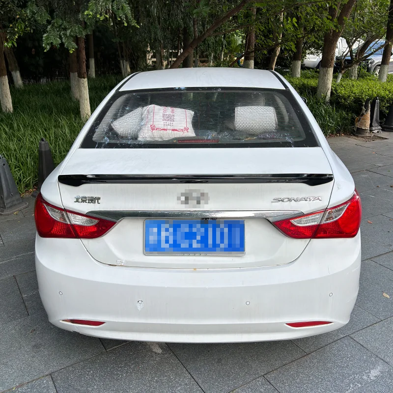 Alerón trasero para coche, accesorio de plástico ABS para el techo de la ventana trasera del maletero, para Hyundai Sonata 8th, 2010-2014 - imagen 2