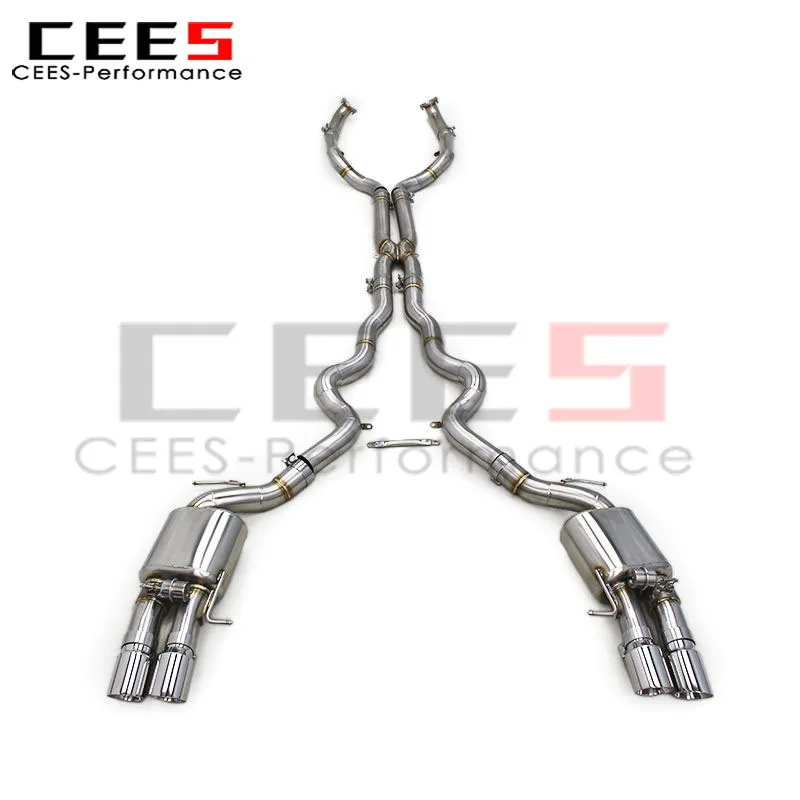Escape catback CEES Tuning Valvetronic para BMW M5 F10/F15 4.4TT - imagen 3