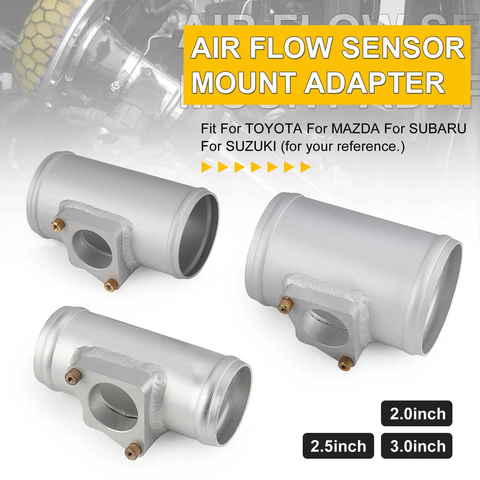 Base adaptadora para sensor MAF – Nissan, Honda y Ford 2-3″ - imagen 4