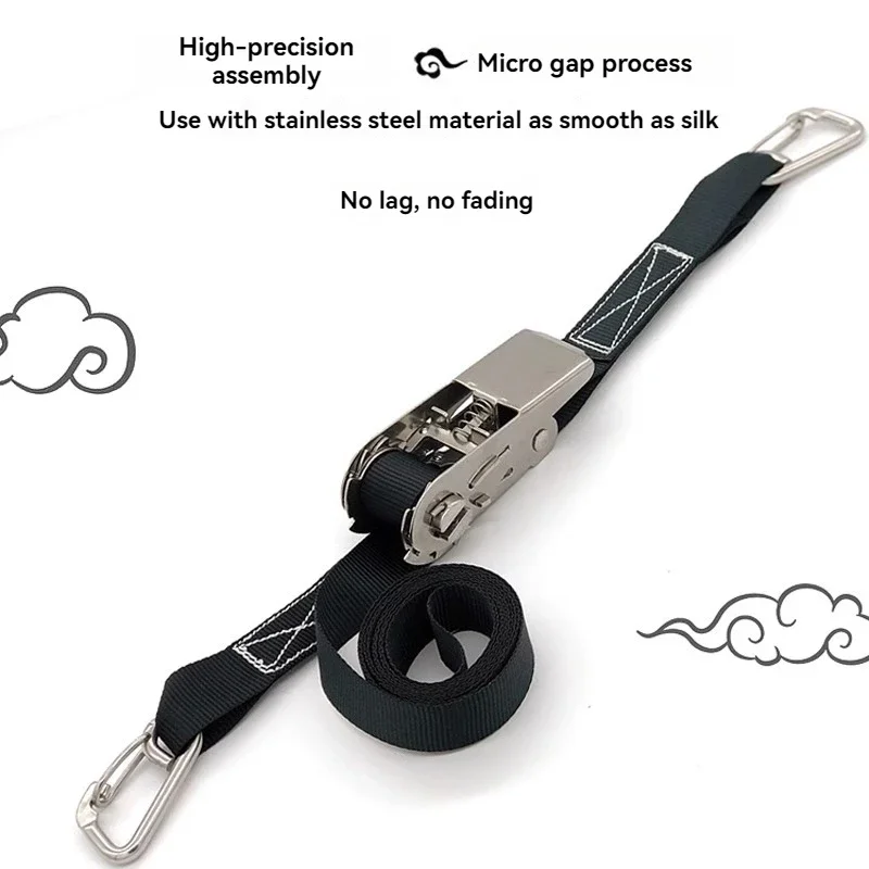 Tensor de trinquete inoxidable 304 para portaequipajes, doble gancho - imagen 4