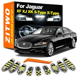 ZITWO Kit iluminación interior LED para Jaguar XF/XJ/S-Type/X-Type