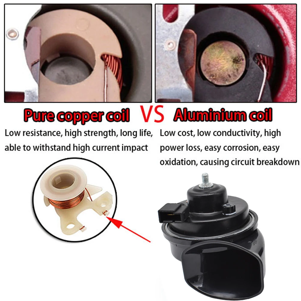 Caracol cuerno para Toyota Hilux AN10 AN20 AN30 AN120 AN130 2004-2020 12V 110-125db fuerte cuerno de coche 410/510Hz doble tono de cuerno - imagen 4