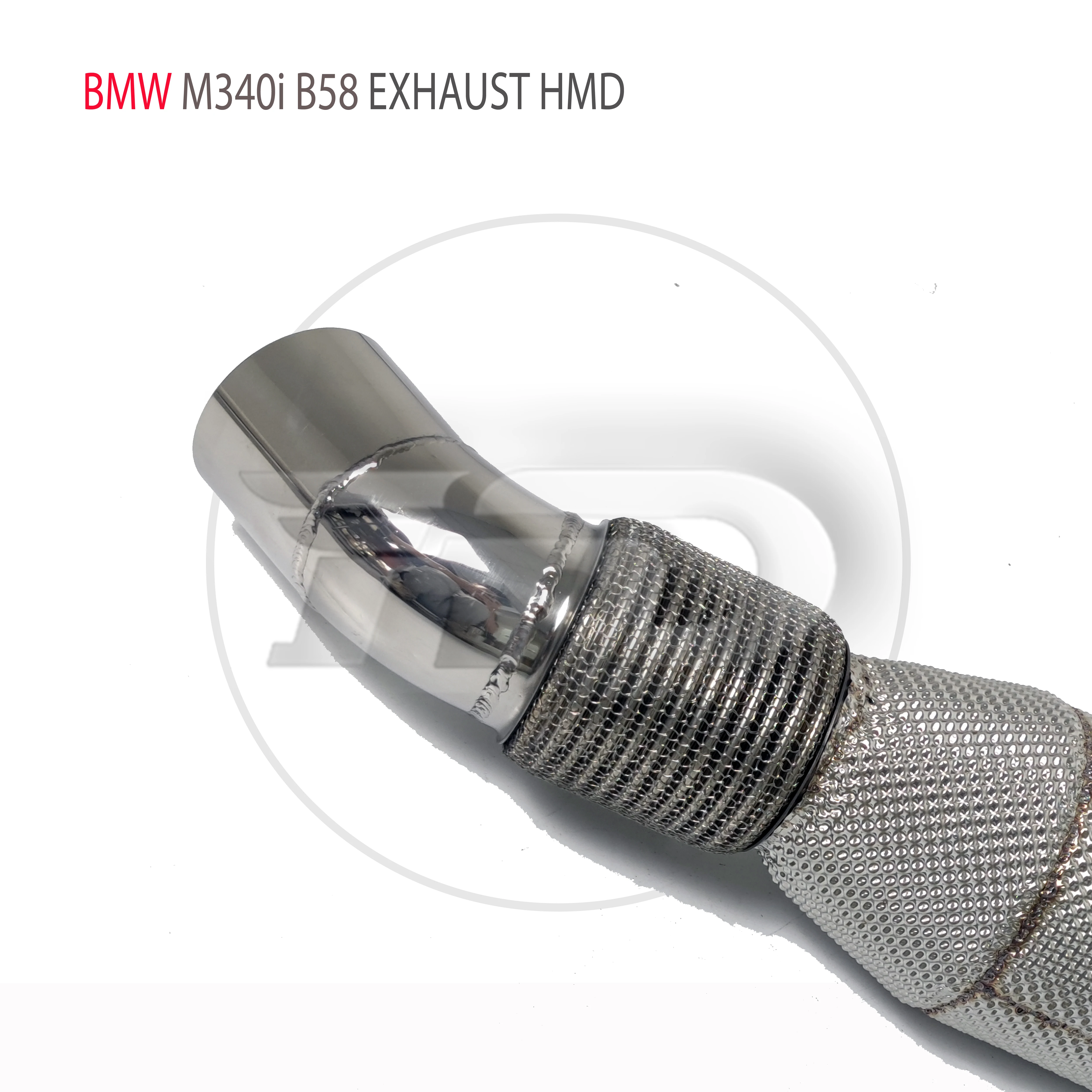 Tubo de bajada alto flujo HMD para BMW M240i M340i M440i 540i LCI - imagen 4