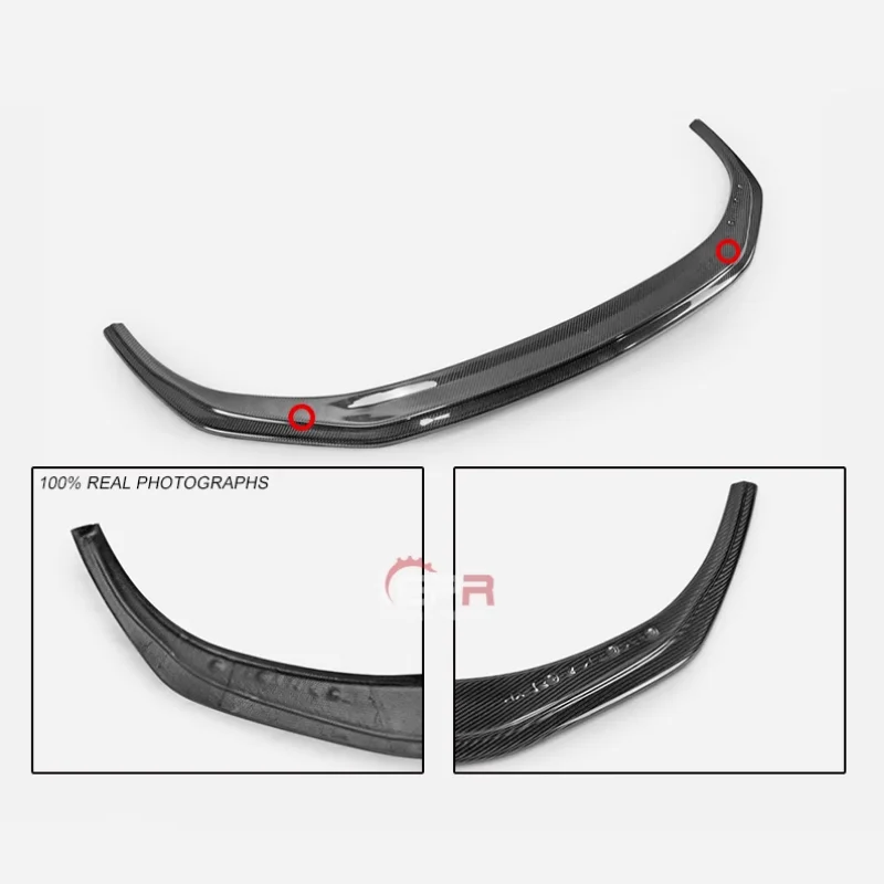 Labio delantero de fibra de carbono estilo CS para Hyundai i30 N - imagen 2