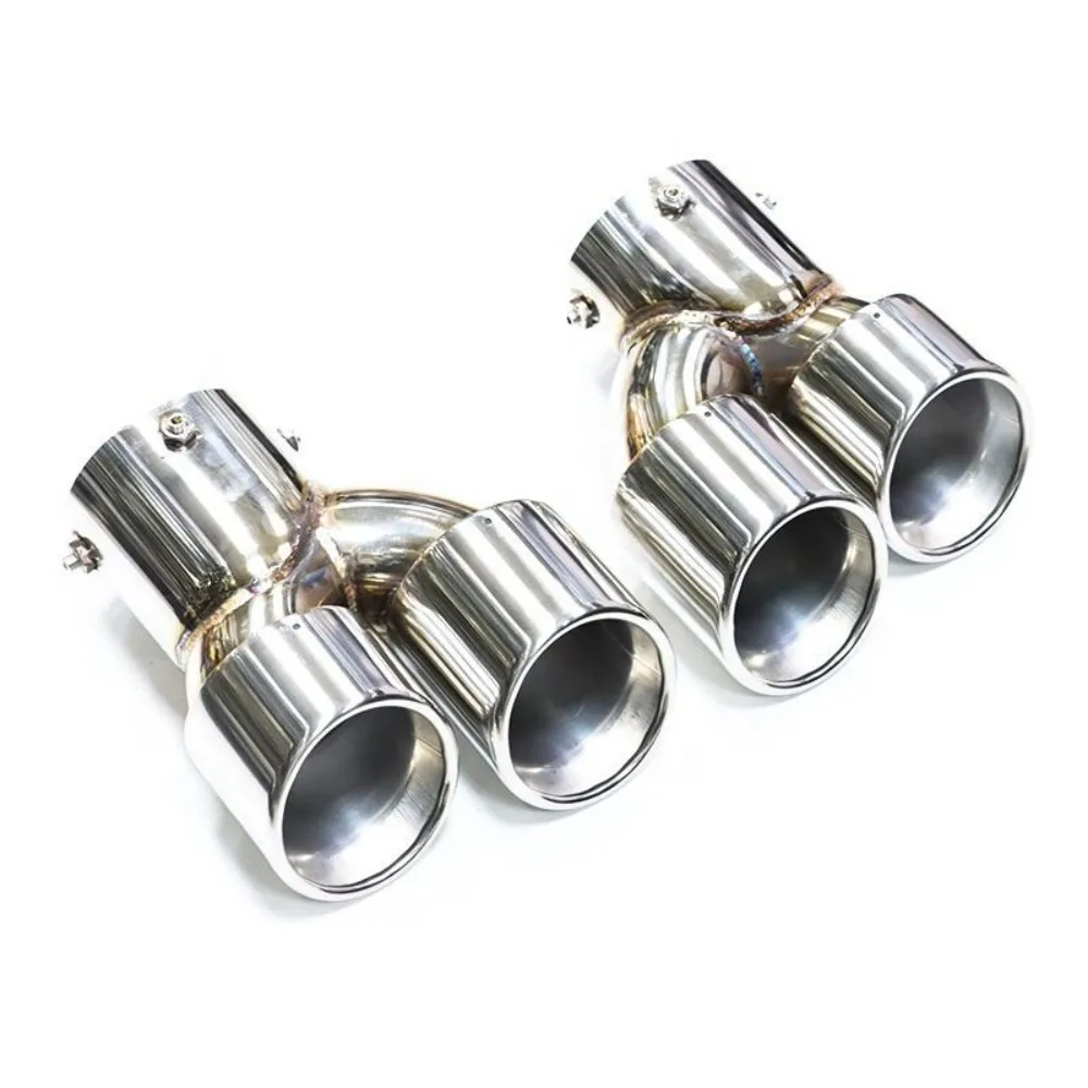 Puntas de escape de acero inoxidable para BMW G42 M240i 2021-2022 - imagen 5