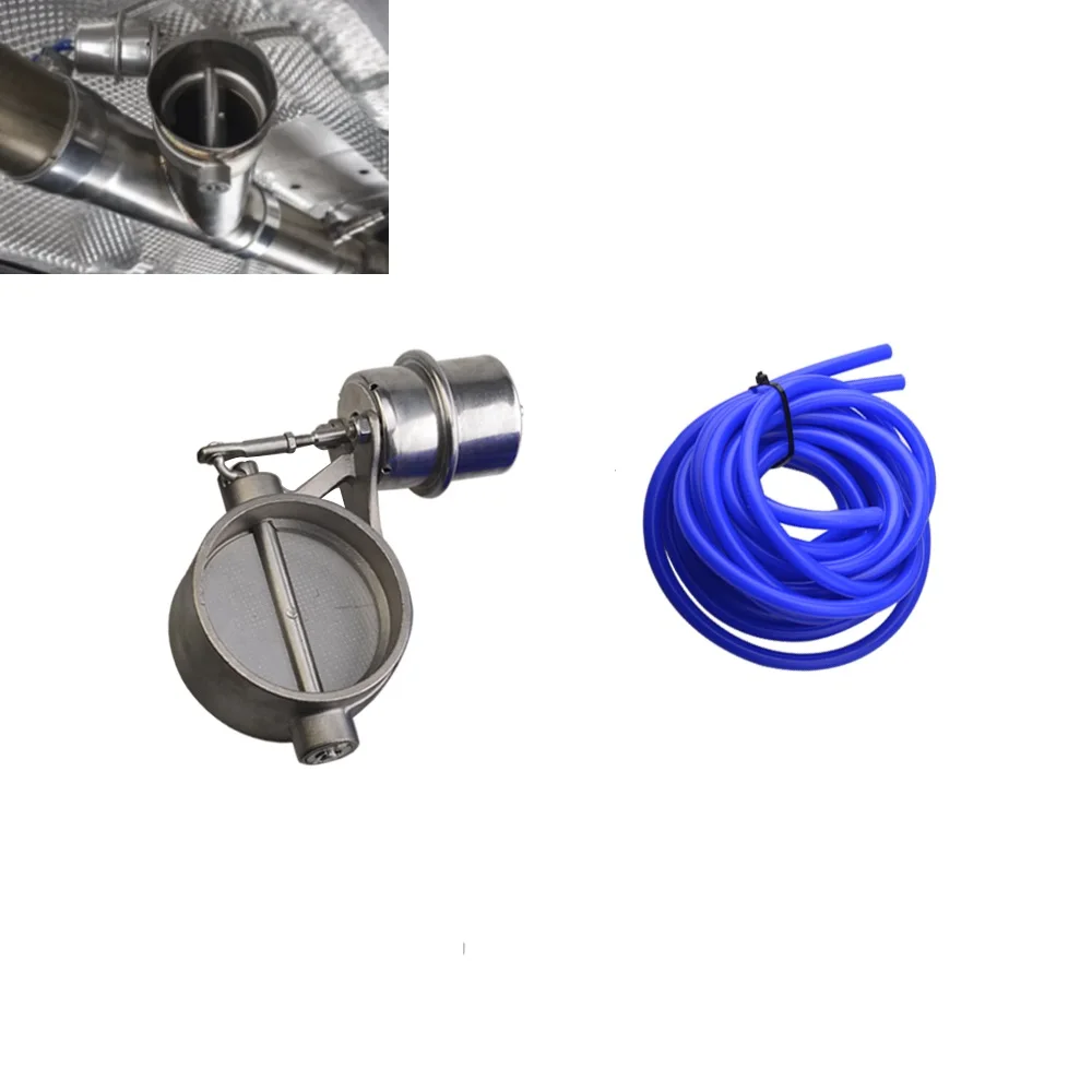 Juego de recorte de válvula de Control de escape Variable SS304, actuador de vacío de 51MM, 60MM, 63MM, 76MM, tubo de vacío de 4 metros