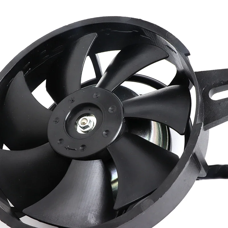 Radiador universal con ventilador 12V y enfriador aceite para moto - imagen 4