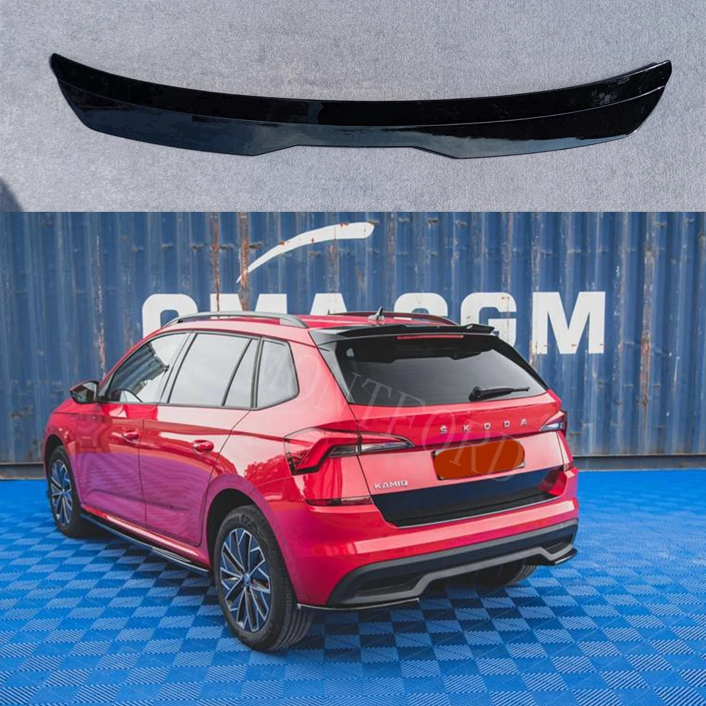Alerón trasero ABS negro brillante para Skoda Kamiq 2019+