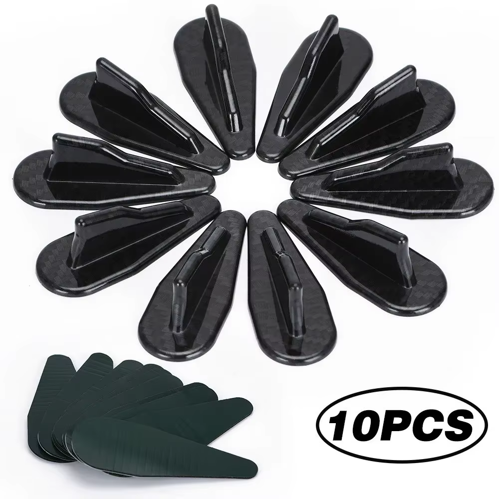Aletas de tiburón para techo universal ABS, estilo EVO, negras - imagen 4